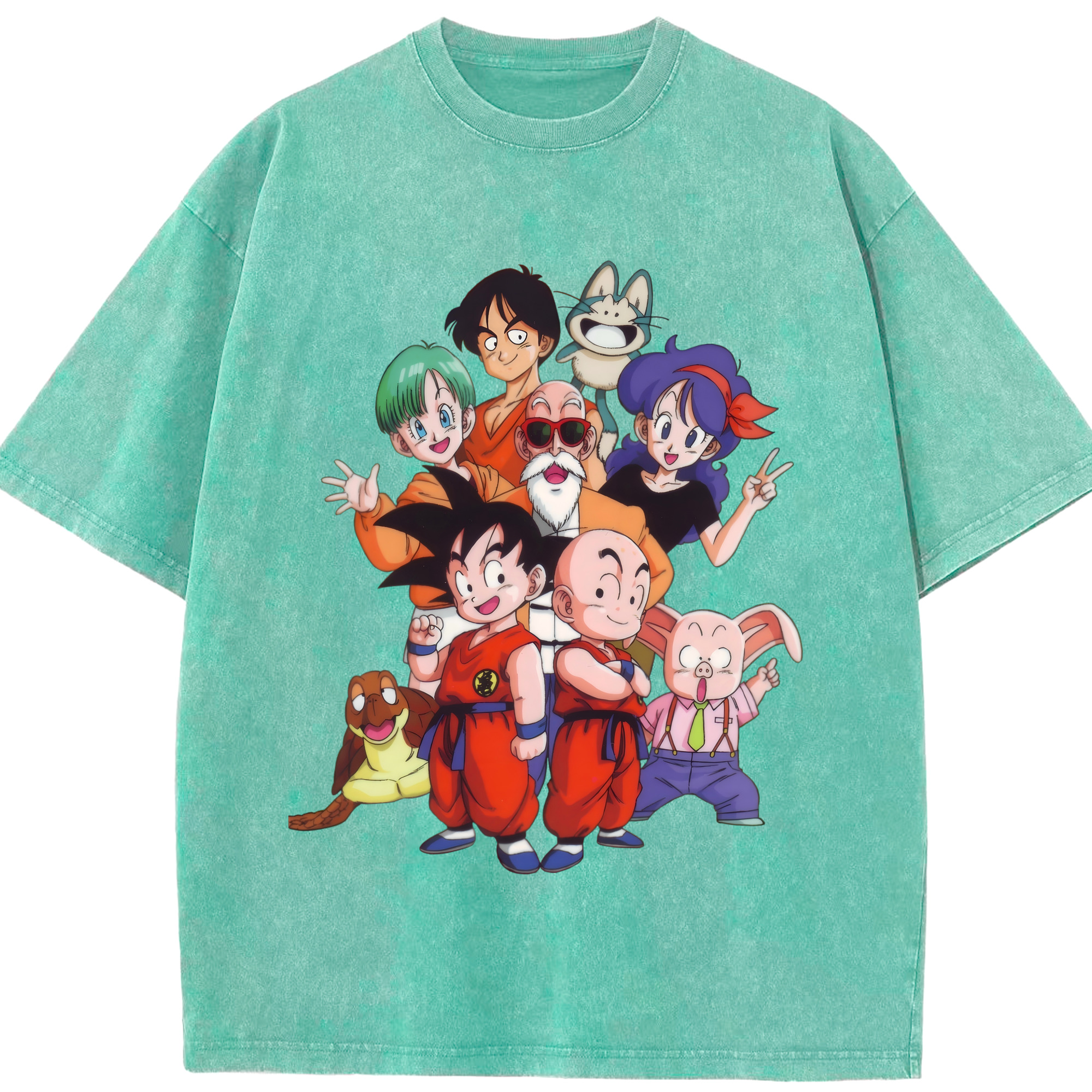 （画像用） ドラゴンボール DRAGON BALL 綿100% ヴィンテージ風 半袖Tシャツ（フロントプリント）